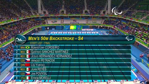 Swimming | Men's 50m Backstroke S4 Final
