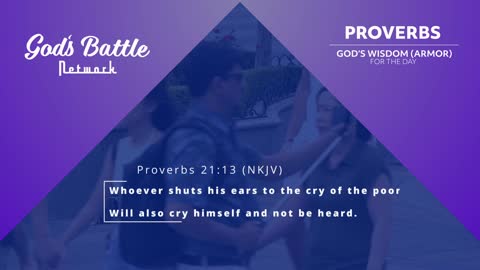 Proverbs 21:13 (NKJV)