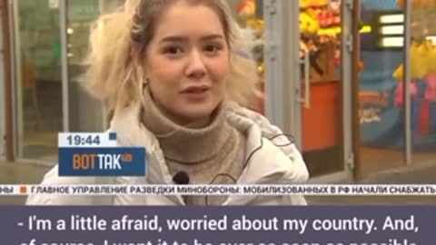 Russians share their opinion about the Ukraine war