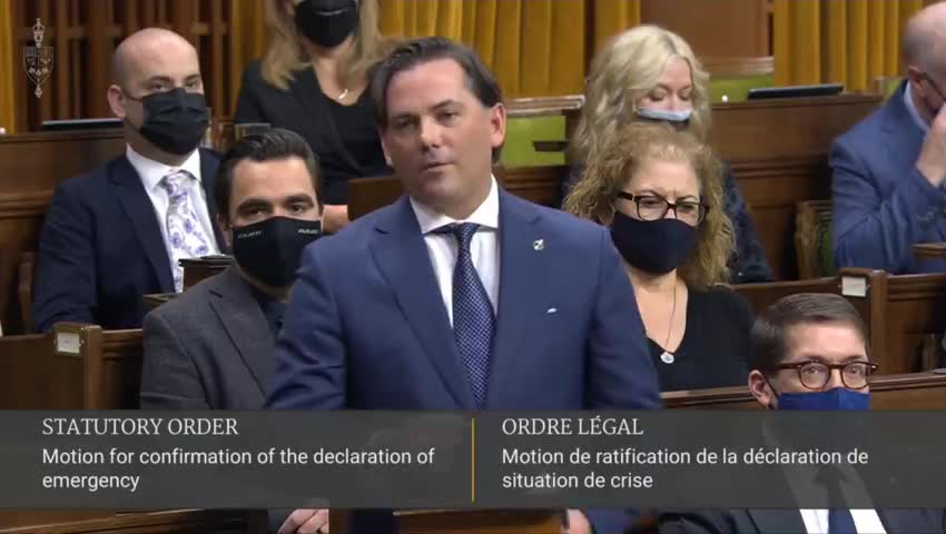 POWERFUL SPEECH OPPOSED TO THE EMERGENCY MEASURES ACT FEB. 19TH 2022