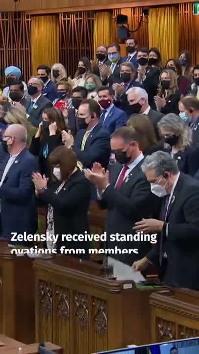 Zelensky asks Canadian how they'd feel if Russia attacked their cities(720p)