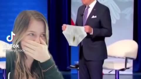Biden with stained underwear