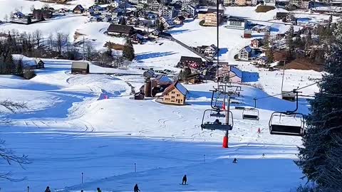 Step by step in winter,