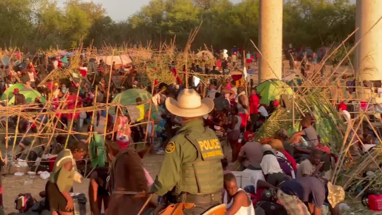 Haitian Migrant Count Soars To Over 14,000 At Texas Border In Del Rio