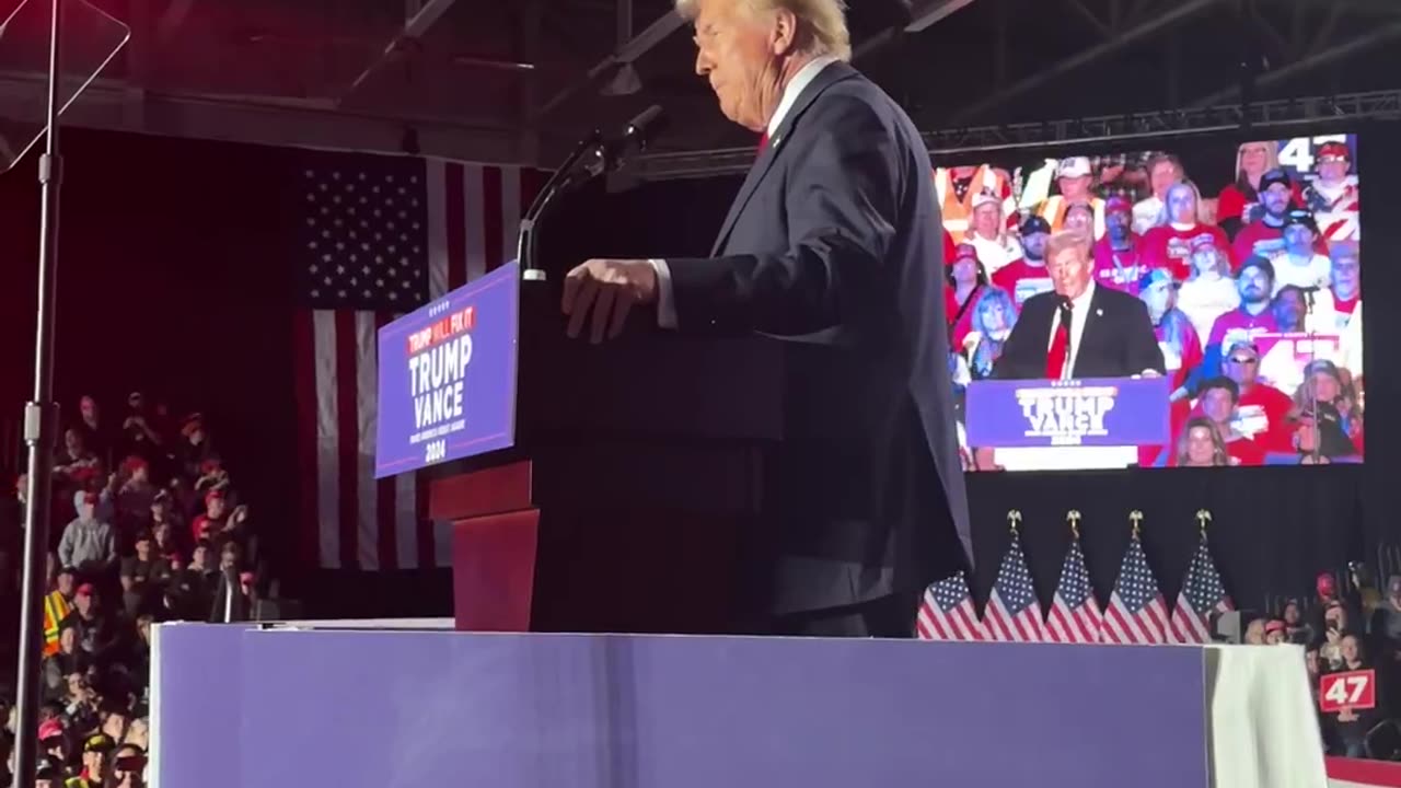 TRUMP GETS EMOTIONAL AT FINAL RALLY…