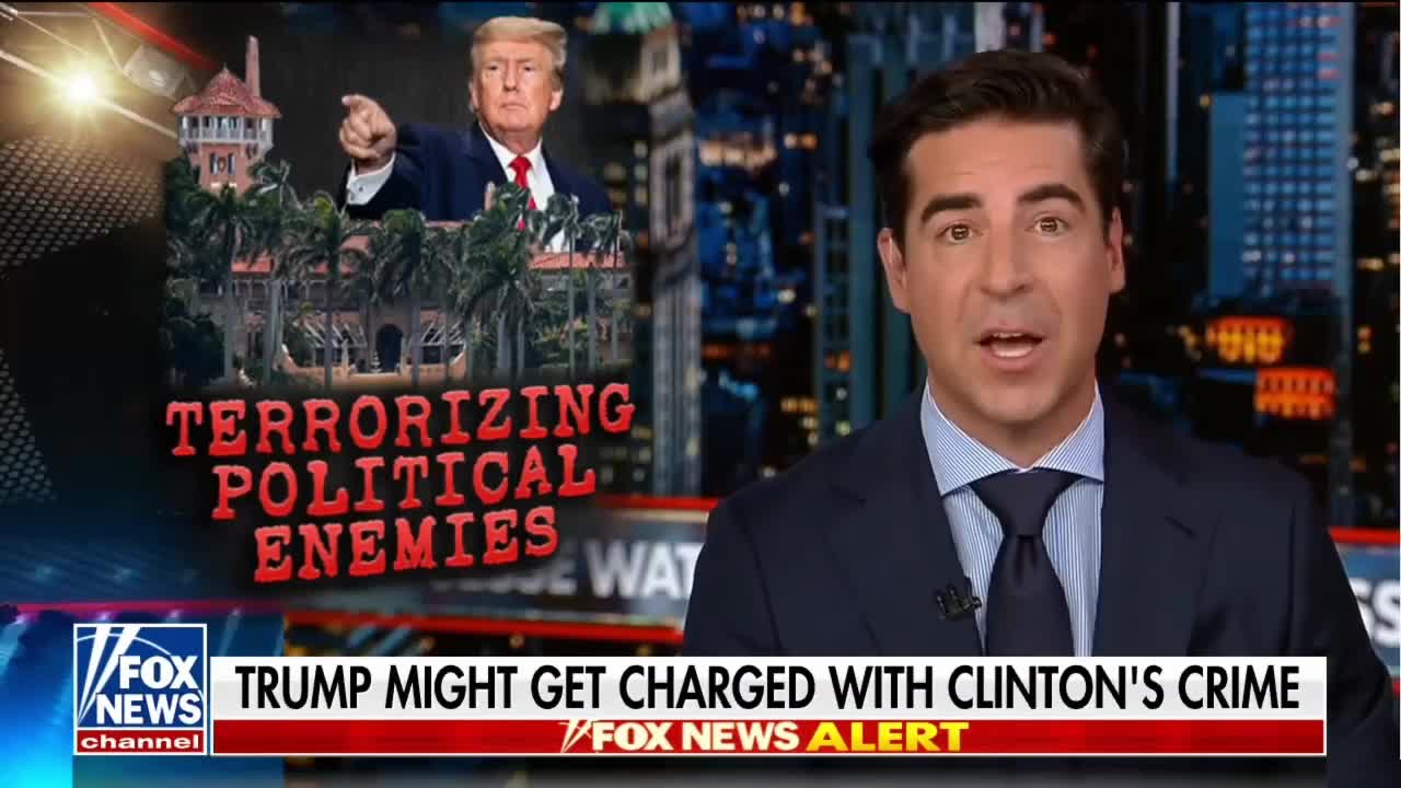 Jesse Watters Has a Field Day /w FBI/DoJ Trump Espionage Claim