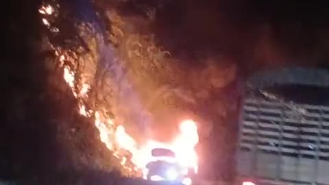 Incendio norte de Bucaramanga