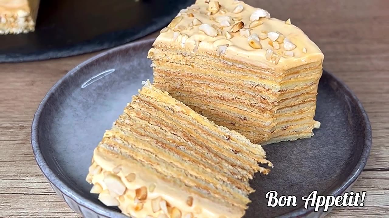 When I bake this cake, the kids run into the kitchen. Tastes like Belgian waffles.