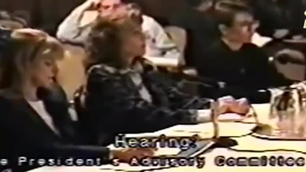 When a victim of radiation mind control experiments spoke out at a presidential advisory hearing