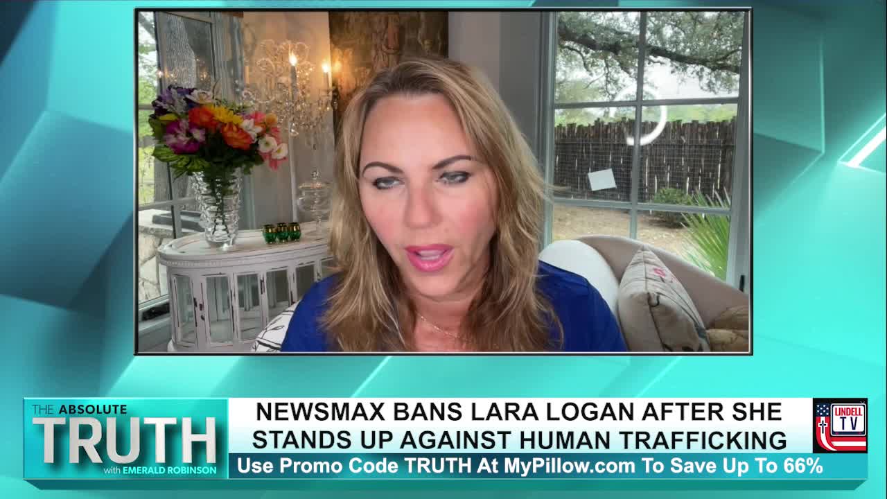 LARA LOGAN RESPONDS TO NEWSMAX AFTER THEY BAN HER FROM THE NETWORK