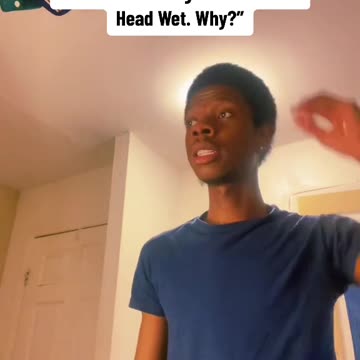 A Man Who Was Outside In The Rain Without Umbrella Or Hat Didn’t Get Hair On His Head Wet. Why?