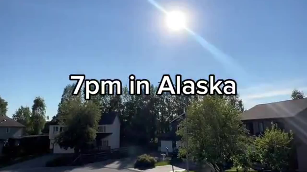 Did you know It never gets dark in Alaska during summer