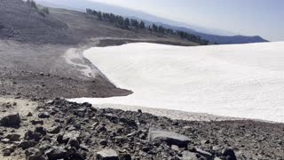 Descending the Alpine Zone Beside a Melting Glacier – Tam McArthur Rim Trail – Central Oregon – 4K