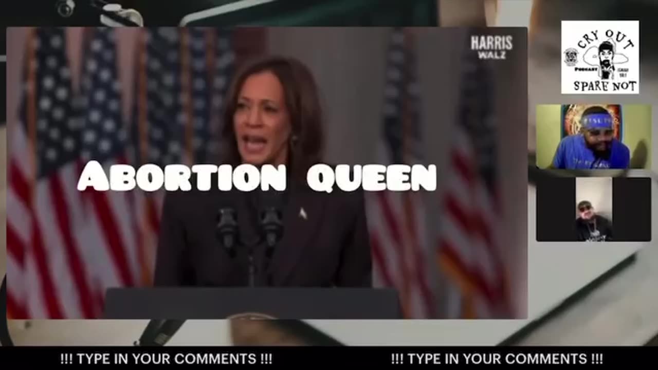 Kamala Harris vows to never stop the killing of black babies