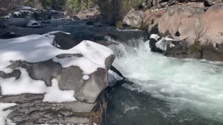 Crystal Clear Wild Waterfall – Whychus Creek – Central Oregon