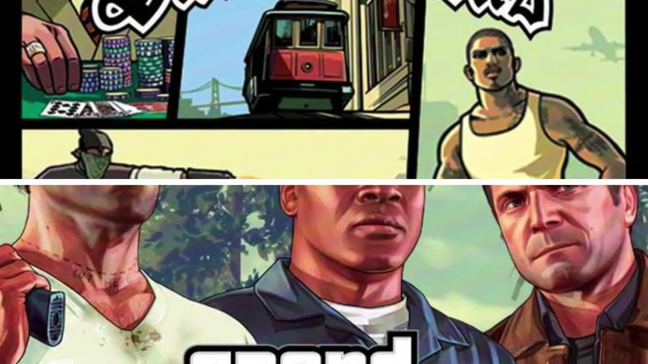 GTA SANADREAS OU GTA5