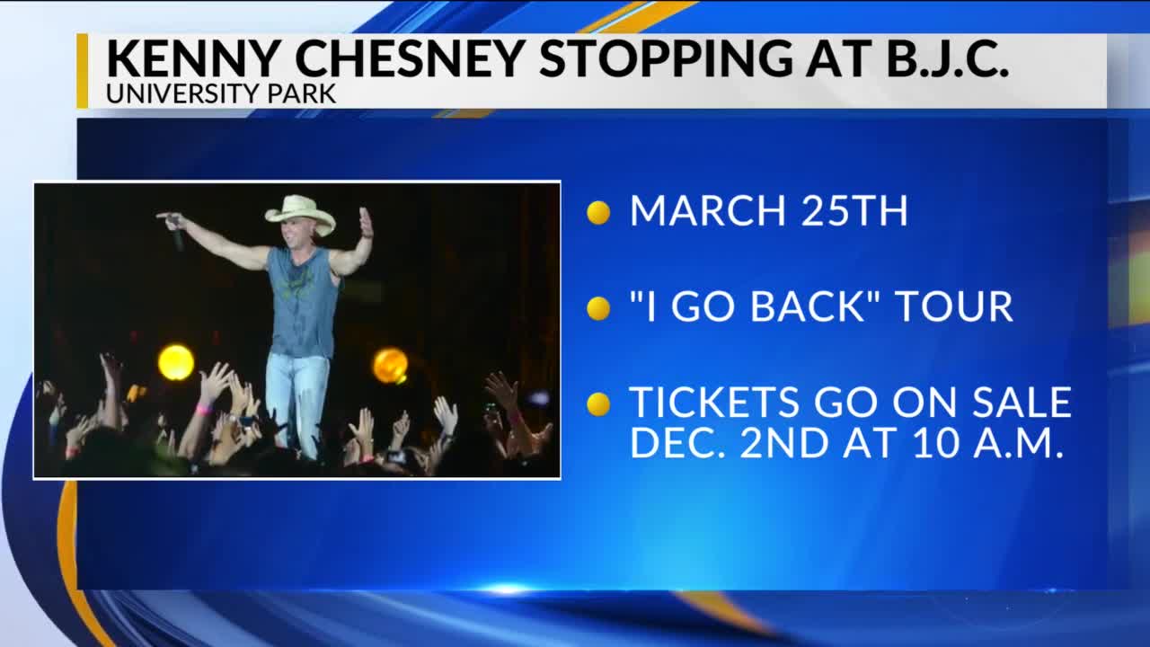 Kenny Chesney coming to Bryce Jordan Center on 'I Go Back' tour