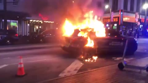 VIDEO: Antifa destroying downtown Atlanta.