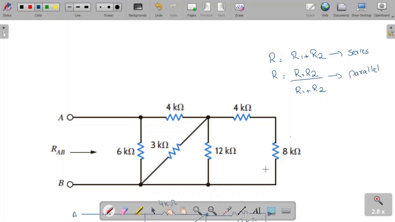 How to find Equivalent resistance of complex circuits- Electrical engineering problems