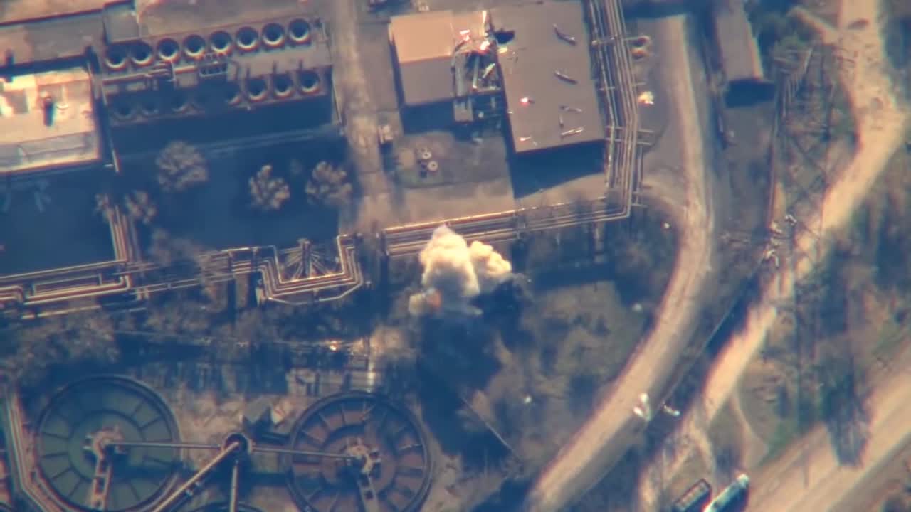 Russian drone destroys an Ukrainian armored vehicle with high-precision strike