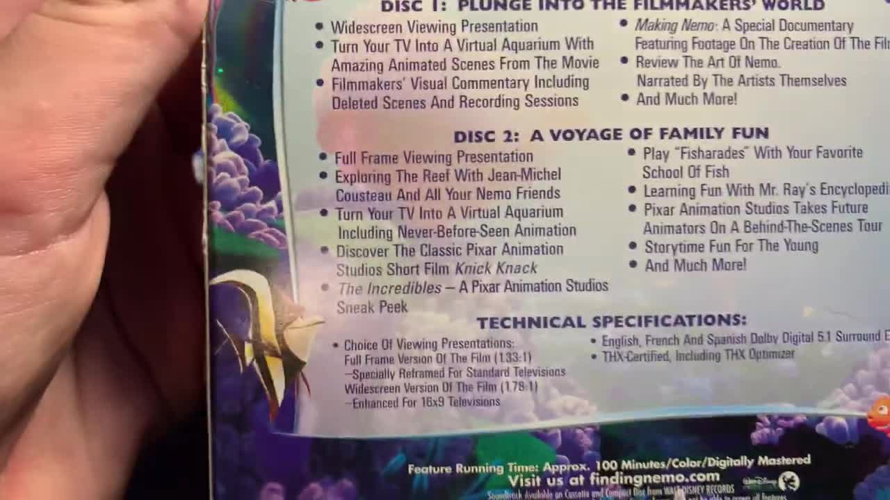 Finding Nemo - 2-Disc Collectors Edition - DVD Unboxing