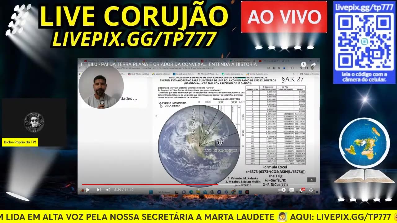 Canal Evidências - 3kiLJ6b23TE - SUPER LIVE SÓ P TERRAPLANISTAS DE VERDADE DESTRUINDO A MENTIRA