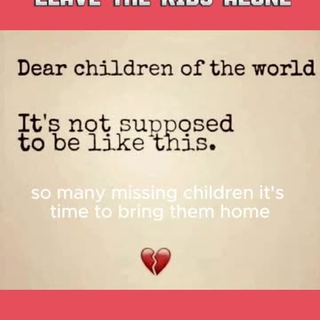 Slinke Scouse - Leave the Kids Alone (Short)