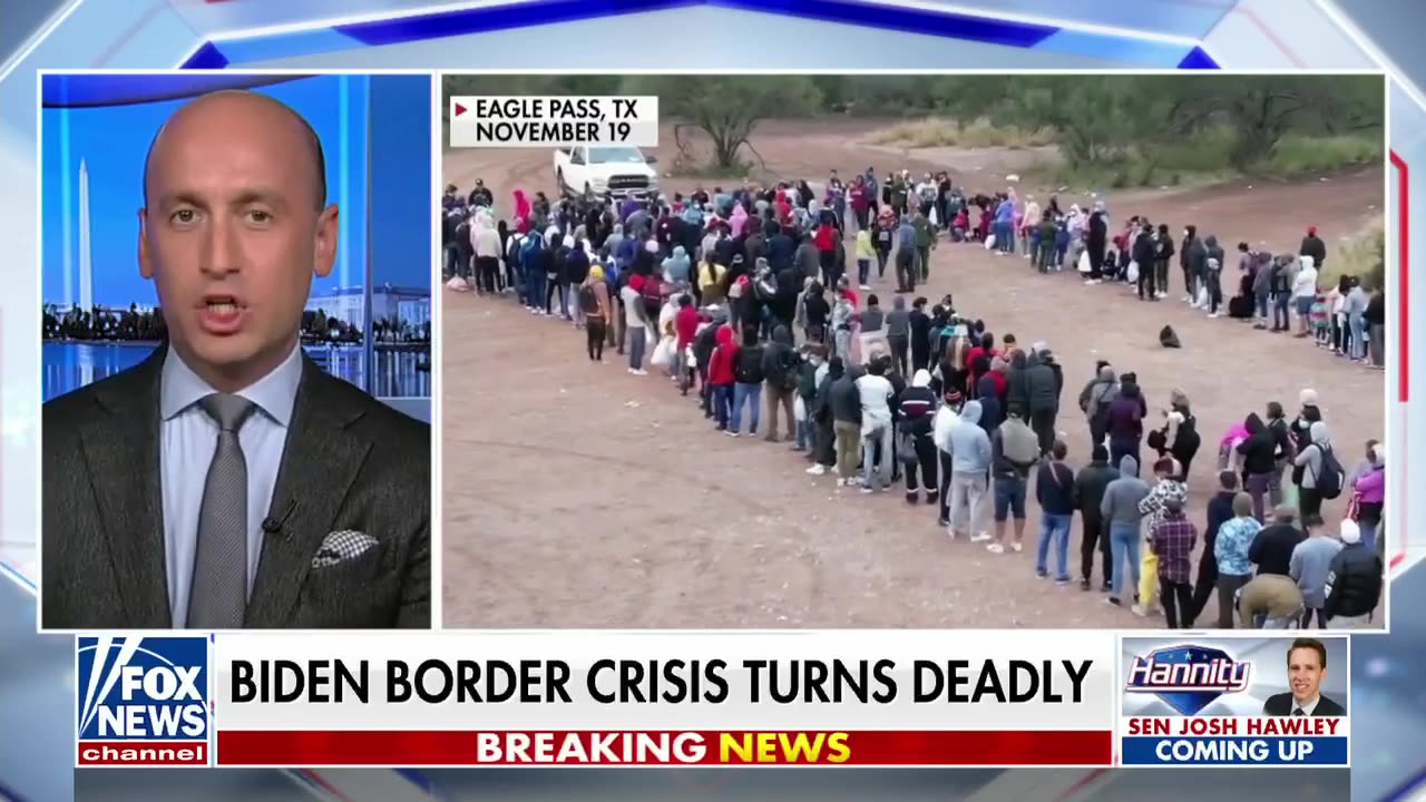 Ex-Trump Adviser Stephen Miller declares Biden 'a human trafficker'