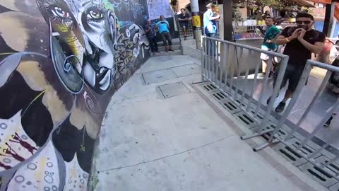 CRAZY URBAN MTB DOWNHILL TRACK - FULL RACE RUN!