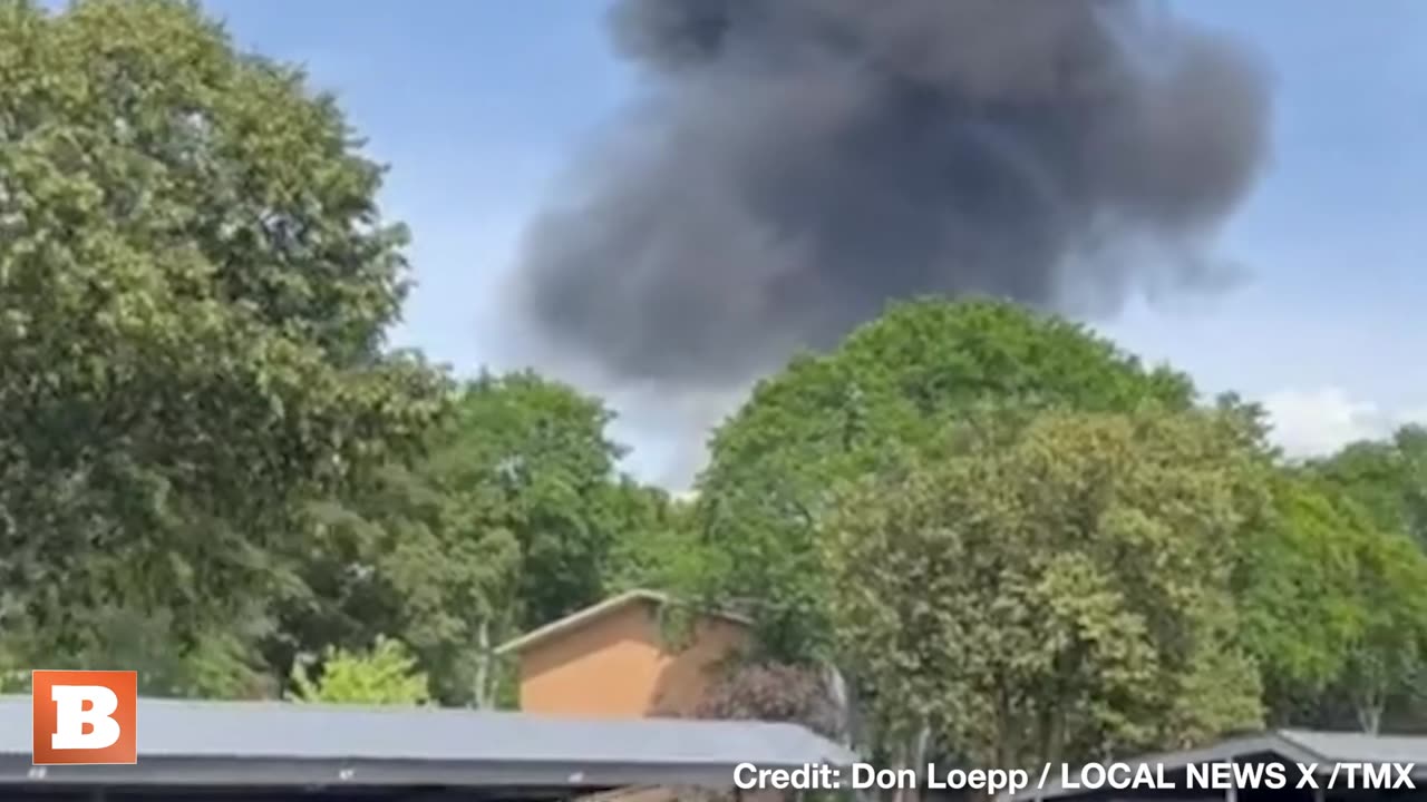 MAYDAY! Pilots EJECT from MiG-23 Fighter Jet Before Fiery CRASH at Air Show