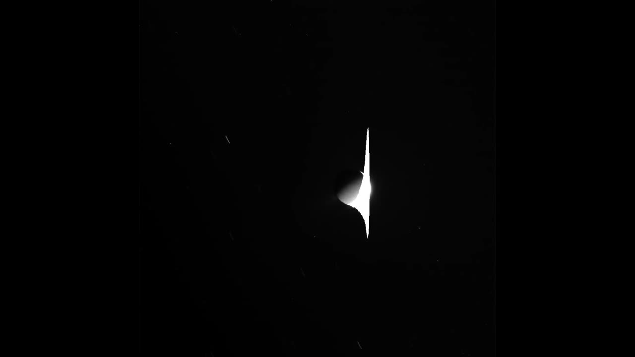 Portals making moon disappear.