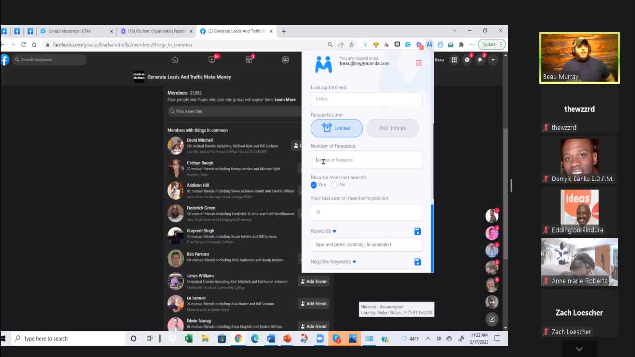 MyGoCards Training ~ 2/17/2022 (early)
