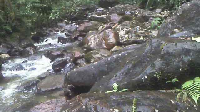 2nd giant waterfall behind Pan de Azucar