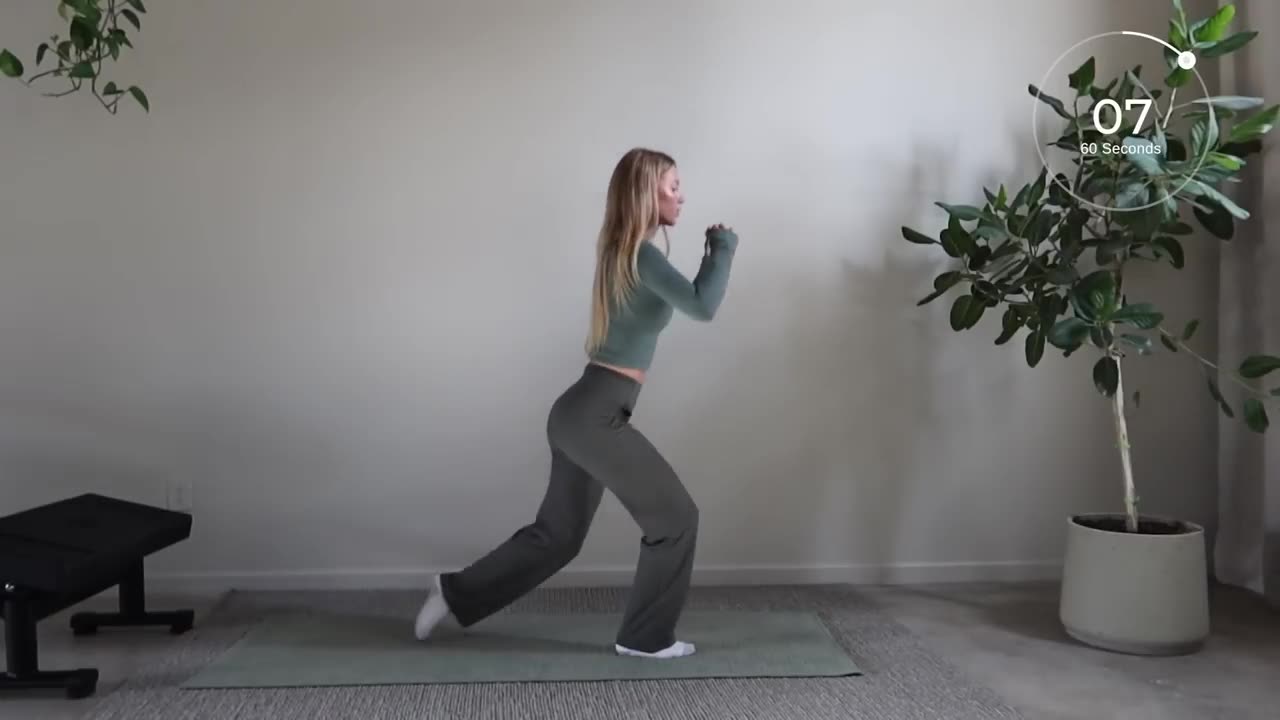 BOOTY AND LEGS WORKOUT _ at home, needs a chair or couch