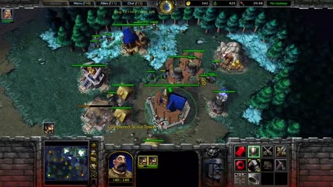 WARCRAFT 3 - PALADIN AND MASS TANKS VS UD