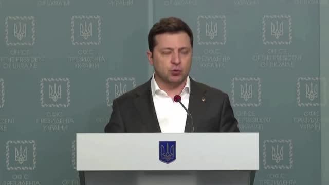 Ukraine's Zelenskiy promises weapons to citizens