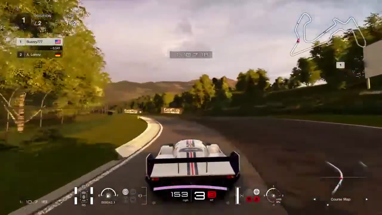 Gran Turismo®SPORT - Porsche 962C 1v1 @ Lake Maggiore