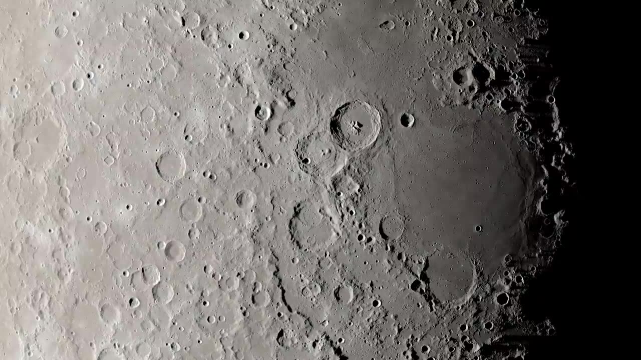 Moon images from Nasa's lunar