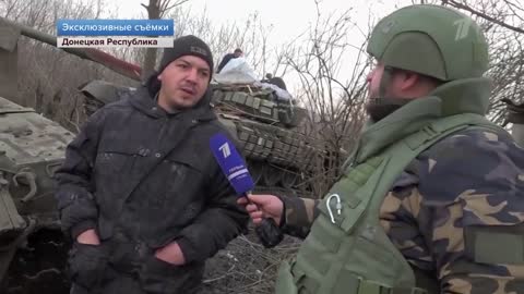 Donbass. A report on the capture by Russian fighters of a number of V.S.U. strongholds near Sporny.