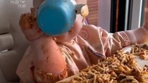 Eating baby