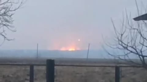 First russian ballistic rockets Coming in from Belarus border