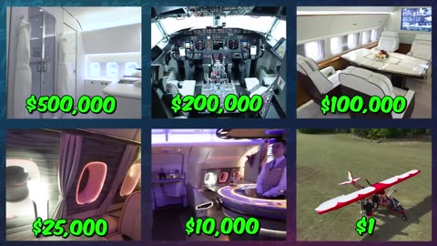 $1 vs $500,000 Plane Ticket!