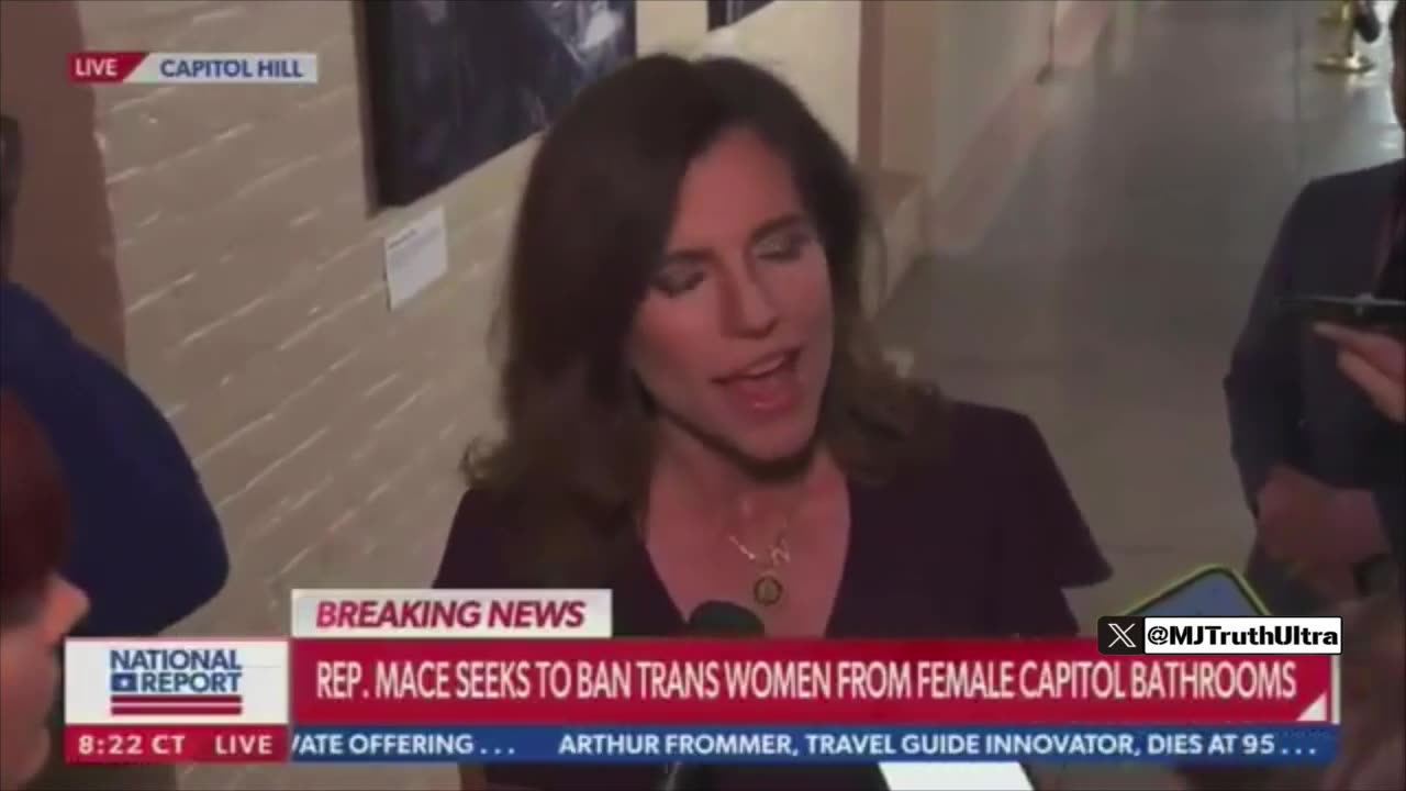 Nancy Mace Vows To Protect Women's Bathrooms On Capitol Hill