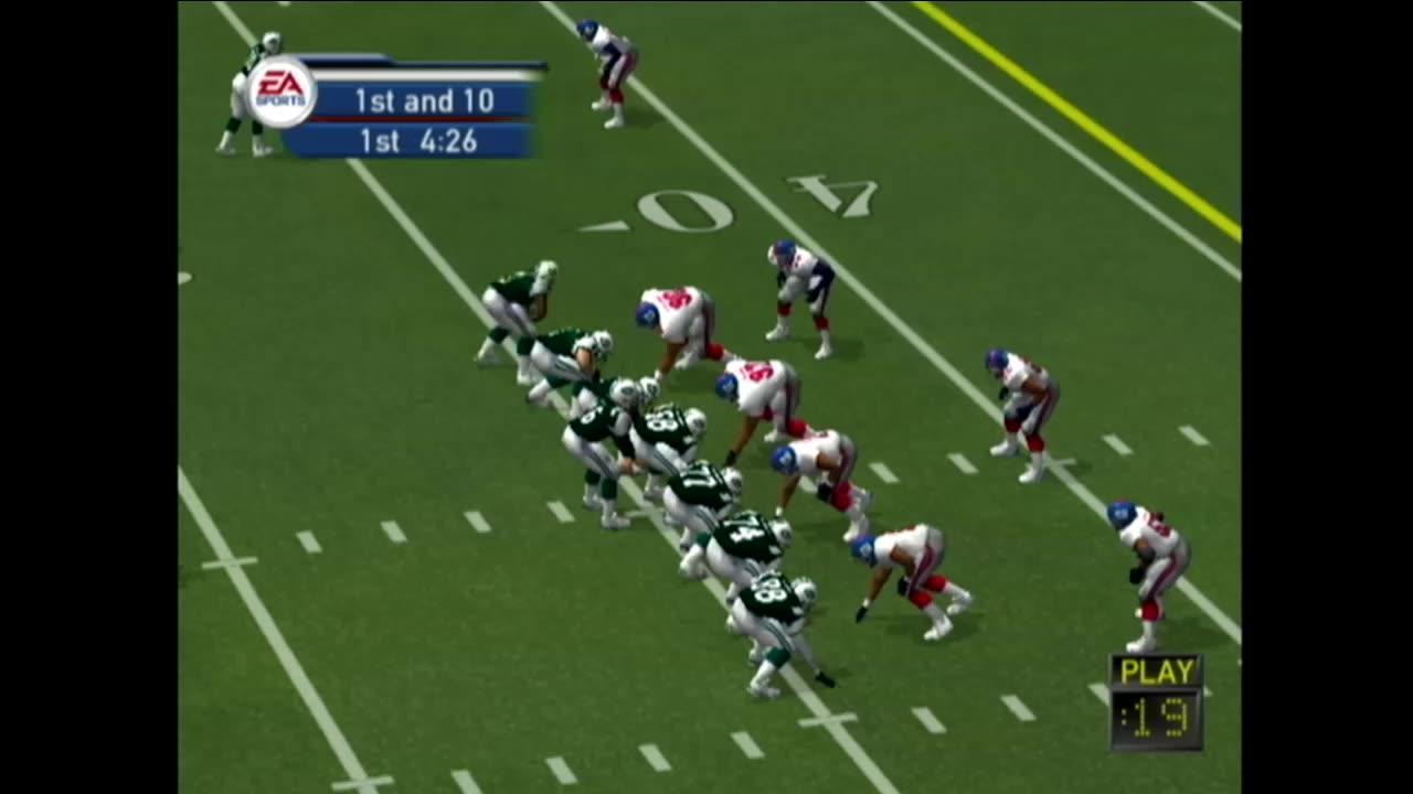 Madden 2002 (GC) Giants vs Jets Part1