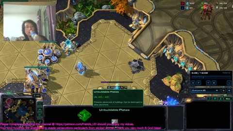 starcraft2 zvp on goldenaura some lousy nydus worms