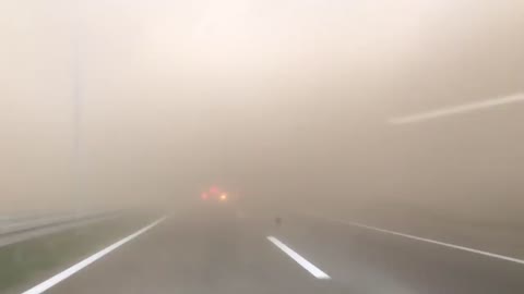 SCARY STORM IN A HIGHWAY OF SERBIA 🌪🌪