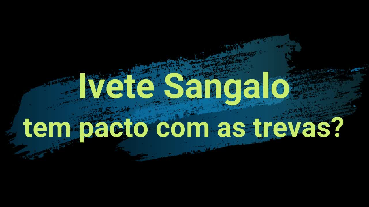 Ivete Sangalo tem pacto?