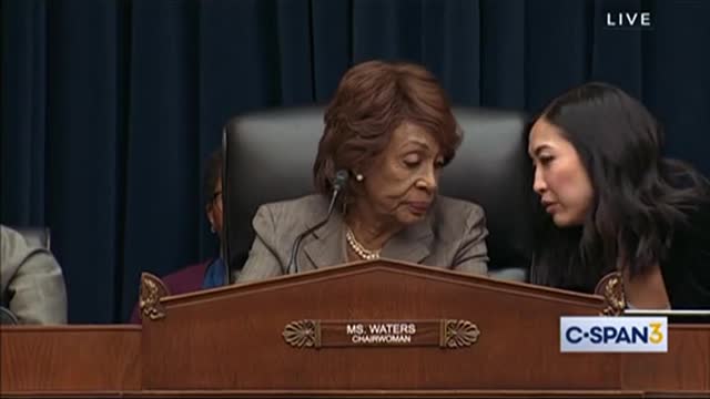 ‘Just One Moment Please!’ Maxine Waters Clashes with GOP Congressman