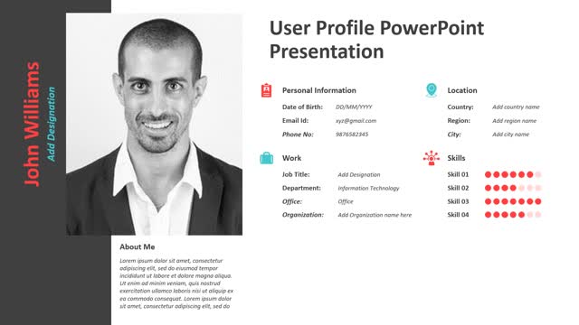 User Profile PowerPoint Presentation