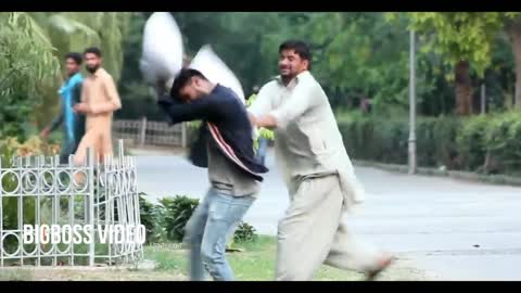 FUNNIEST VIDEO WITH PILLOW AND BALOON FIGHT.......VERY FUNNY ENDING